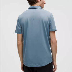 Nouveau design, broderie frontale, respirant, mode masculine, pour chemise de golf imprimée par sublimation grande taille, avec poche en tissu toile - Product Image 3