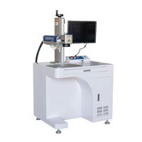 Gabinete de fábrica 30W 50W 100W Máquina de grabado láser Color Tubo de metal Máquinas láser de fibra UV Máquina de marcado láser de fibra 3D