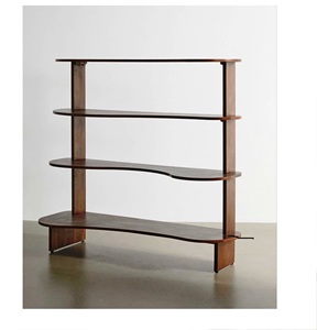 Wavy Floating Shelves Top Selling 3-Layer Wall Mount Metallic Rack <b>Storage</b> Holders Modern Style Carve Wall Art for Spices - Product Image 5