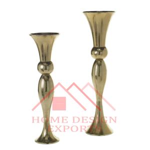 Centros de mesa de aluminio, jarrón de trompeta, decoración de pasillo y suelo de boda para el hogar, hoteles y restaurantes, superventas 2024 - Product Image 5