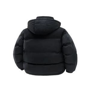 Veste matelassée pour homme de haute qualité, personnalisable avec logo, décontractée, à manches longues, manteau d'hiver avec col montant et capuche, imperméable pour homme - Product Image 2