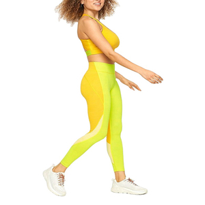 Leggings de sport nude personnalisés pour femmes, taille haute, effet push-up, contrôle du ventre, haute qualité, pour fitness et yoga - Product Image 5