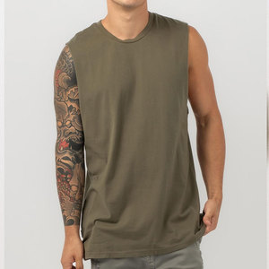 Four Way Stretch Summer Athletic Tank <b>Top</b> Outdoor <b>Longline</b> Quick Dry Comfortable Regular Fit Make Your Own Design Tank <b>Top</b> - Product Image 5