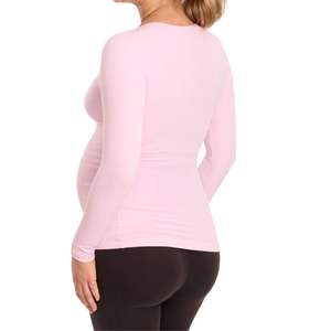 Débardeur de yoga personnalisé en gros pour la maternité, dos nageur, respirant, absorbant la transpiration, séchage rapide, pour l'entraînement pendant la grossesse - Product Image 4