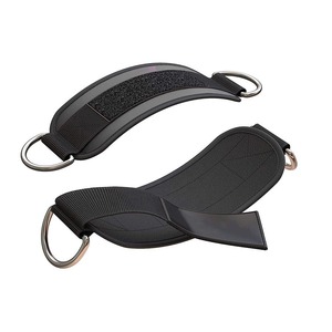 Correa de nailon negra para fitness con anillo de metal, equipo de ejercicio duradero para todas las edades - Product Image 4