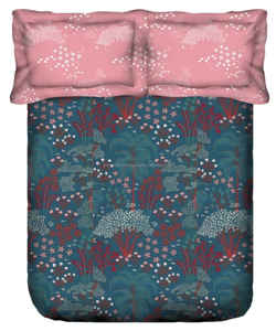 Draps de lit 100% coton sentiment ensemble de literie draps de lit de luxe avec rideaux 100% polyester mode beau drap de lit - Product Image 4