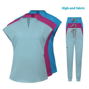 Conjuntos de Uniformes Médicos Personalizados para Clínicas, Trajes Quirúrgicos para Doctores y Enfermeras, Tejido de Spandex/Poliéster, Unisex, para Hospital - Product Image 4