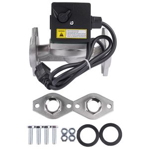 Pompa di Ricircolo Acqua in Acciaio Inox 1/25hp 14GPM 3250RPM 0.84 AMP 125 Psi 115V per Acqua, Sostituzione per Taco 008 SF6 008SF6 - Product Image 1