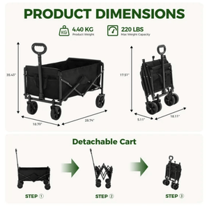 Carrello da Campeggio Ergonomico Regolabile con Altri Accessori - Product Image 2