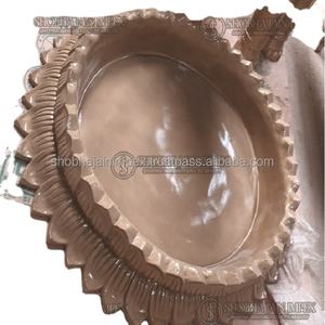 Outdoor Haldi Ceremony Urli Decorative Fiber Urli for Haldi Ceremony Indian Haldi Ceremony Fiber Tub for Bride - Product Image 1