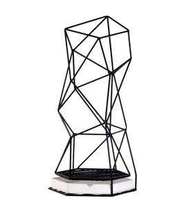 Porte-parapluie en métal noir de qualité supérieure avec plateau anti-goutte amovible pour la maison, le bureau et les espaces commerciaux - Product Image 3