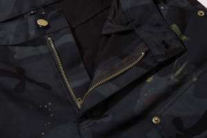 Pantalon en jean délavé coupe décontractée pour homme, couleur unie, écologique, style vintage classique, tissu respirant et durable, production sur mesure - Product Image 5