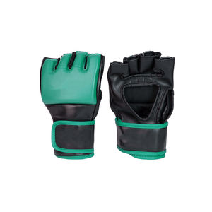 Punching Fight Training MMA Sparring Gloves PU Material <b>Open</b> Palm Moisture Wicking Hook Loop Closure Unisex Adult Customizable - Product Image 4