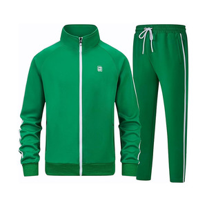 Men's Tracksuits <b>Athletic</b> Sportswear Casual Full Zip Sweatsuit for Men 2 Piece Outfits - Product Image 1