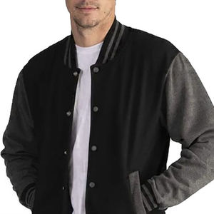 Veste varsity élégante pour homme, imprimée sur mesure avec un design tendance, taille confortable pour l'hiver, prix bas. - Product Image 4