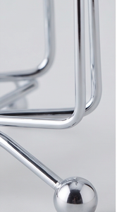 Silver Iron Wire <b>Paper</b> Towel Holder With Unique Design Stainless Steel Dispenser For <b>Kitchen</b> Office And Wedding Parties - Product Image 3