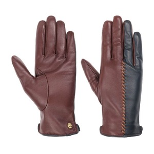 Leather <b>Gloves</b> Brown Classic Durable Casual <b>Winter</b> Use Leather <b>Gloves</b> For <b>Men</b> - Product Image 1