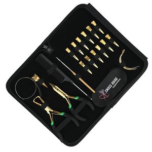 Hair Extension <b>Tools</b> <b>Kit</b> Wire Parting Finger Needle Sectioning Clips Tail Comb Hook <b>Tool</b> Microbeads Crimping Remover Pliers - Product Image 1