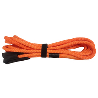 JINLI Corde de récupération cinétique en Nylon66 de 30 pieds (9,14 m) et 20 pieds (6,10 m), taille 1'' pour le sauvetage hors route dans la boue, le sable et la neige
