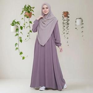 2026 New Arrival Modest Muslim Women Overhead <b>Tie</b> <b>Back</b> Hijab Prayer Scarf Women Khimar wholesale price - Product Image 1