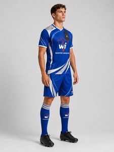 Soccer Uniform Advanced Soccer Team Apparel Full Sublimation Jersey And Shorts Comfortable Breathable <b>Athletic</b> Wear For Practice - Product Image 6