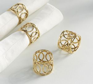 Modern Decorative Metal Napkin Ring For Dining <b>Table</b> Stylish Napkin Holder For Restaurant And Home <b>Table</b> Decor - Product Image 3