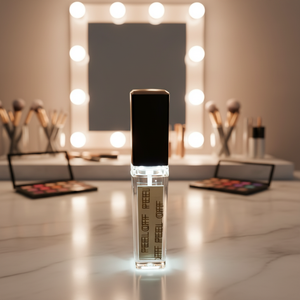 NOUVEAU Tube de brillant à lèvres LED avec bouchon à vis, capacité 6,5 ml, en plastique, logo et couleur personnalisables - Product Image 1