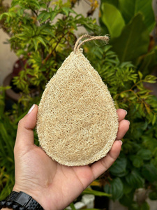 Éponge faciale en loofah naturelle en gros pour le nettoyage du visage, l'exfoliation et les soins de la peau, emballage personnalisé OEM - Product Image 2
