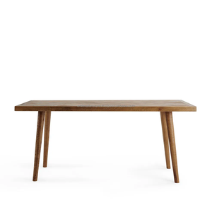 Ensemble de table à manger rectangulaire en bois, design moderne contemporain durable, style ferme, école, maison, hôpital, villa, hôtel, meubles - Product Image 2