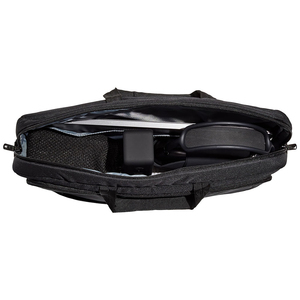 Black Polyester Messenger Bag With Zipper Closure And Multiple Pockets For Daily Use <b>Laptop</b> Crossbody Bags - Product Image 4