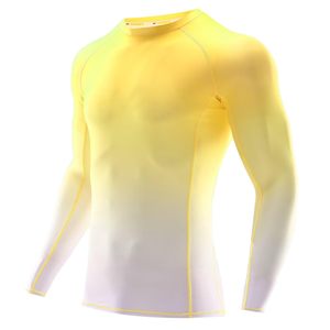 Custom Made Unisex Rashguard UV Protection Sublimation <b>Compression</b> Polyester Anti Rash Breathable Wholesale OEM OEM Wholesale - Product Image 1