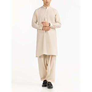 <b>Mens</b> Cotton Shalwar Kameez Traditional Clothing Breathable Comfortable Fabric Elegant <b>Mens</b> <b>Dress</b> - Product Image 1