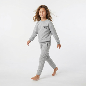 Conjunto Deportivo de Algodón para Niños, Sudadera de Cuello Redondo en Colores Modernos con Pantalones Deportivos, Ropa Casual de Fabricante - Product Image 4