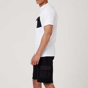 Conjunto Deportivo de Verano para Hombre, 100% Algodón Ecológico, Camiseta de Manga Corta y Pantalones Cortos, 2 Piezas, Transpirable - Product Image 4