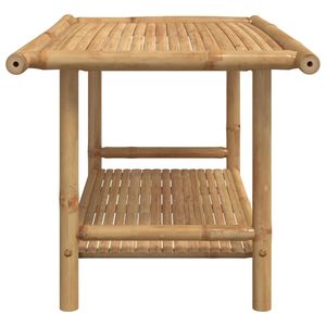 Table basse en bambou naturel 35,4 x 19,7 x 17,7 pouces - Product Image 4