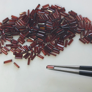 โกเมนสีแดงธรรมชาติ 5x1.5 มม. ทรงบาแกตต์ คุณภาพดีที่สุด พลอยเม็ดเดี่ยวสำหรับทำเครื่องประดับ - Product Image 4