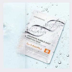 มาส์กหน้าเกาหลี DERMARSSANCE K-Beauty Dermasance High Prime Bubble Shot Deep Tox Mask 5 ชิ้น ผลิตในเกาหลี - Product Image 6