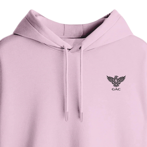 Sudadera con capucha de color liso, tejida, de corte holgado, con capucha con cordón, bolsillo canguro, manga larga y puños acanalados, estilo casual urbano, al por mayor - Product Image 5