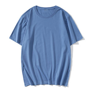 T-shirt en coton uni à col rond pour homme, prix d'usine Chine-Bangladesh, manches courtes, uniforme d'été, t-shirt publicitaire - Product Image 4