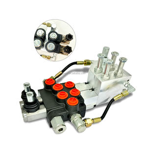 Vanne de commande directionnelle électro-hydraulique P40 manuelle hydraulique électronique pour tracteur 12V - Product Image 2