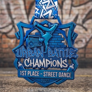 Medalla Deportiva Profesional Personalizada de Aleación de Zinc 3D para Maratón, Gimnasia, Premio de Carrera, Campeonato Mundial, Oro Offset - Product Image 3