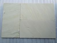 Dalles et pavés en grès blanc menthe naturel - Carreaux d'extérieur au design moderne, qualité supérieure, pierres Shivara