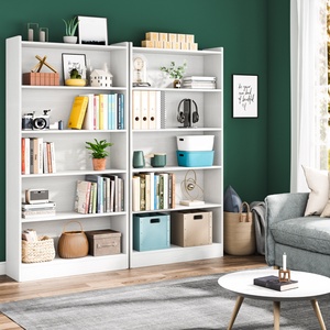 Libreria Tribesigns Alta 183 cm Bianca con Ripiani Portaoggetti, Grande Scaffale Aperto in <span class=keywords><strong>Legno</strong></span> per Esposizione - Product Image 6