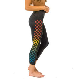 Leggings Deportivos Casuales para Mujer, Marca MINERALS ROUTE, Personalizados, de Alta Calidad, 100% Algodón Tejido, Cintura Alta, Forro Polar, Sólidos, Transpirables, Venta al Por Mayor - Product Image 3