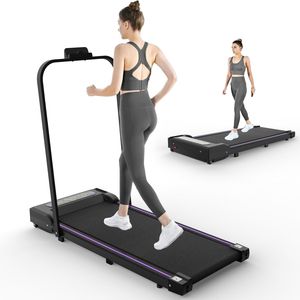 Portable 2-in-1 Desk Treadmill with LED Display and Remote Control <b>Walking</b> Jogging <b>Machine</b> for Home Use - Product Image 1