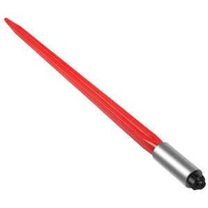 Forca per balle di fieno da 32 pollici con attacco rapido, capacità 1350 libbre, con forche per balle rivestite in rosso da 1,4 pollici di larghezza per macchine agricole - Product Image 5