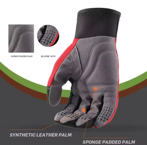 ถุงมือนิรภัยสำหรับงานหนักถุงมือทำงานทนทานถุงมือป้องกันการลื่น - Product Image 6