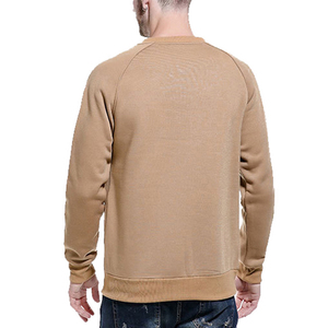 Men's High Quality Fashionable Crew Neck Pullover Sweatshirts Raglan Sleeves Casual Fleece Winter Tops-Plus Size Reasonable - Product Image 2