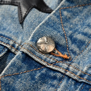 Chaquetas Vaqueras de Mezclilla 100% Algodón para Hombre, Diseño Personalizado, Estilo Vintage, de Buena Calidad, Precio al por Mayor para Pakistán - Product Image 2