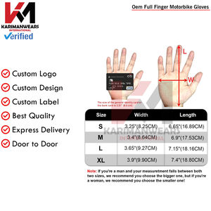 Guantes de Motocicleta con Palma Reforzada, Equipo de Protección Duradero para las Manos, Ajuste Cómodo para Motos de Carretera, Turismo y Carreras - Product Image 6
